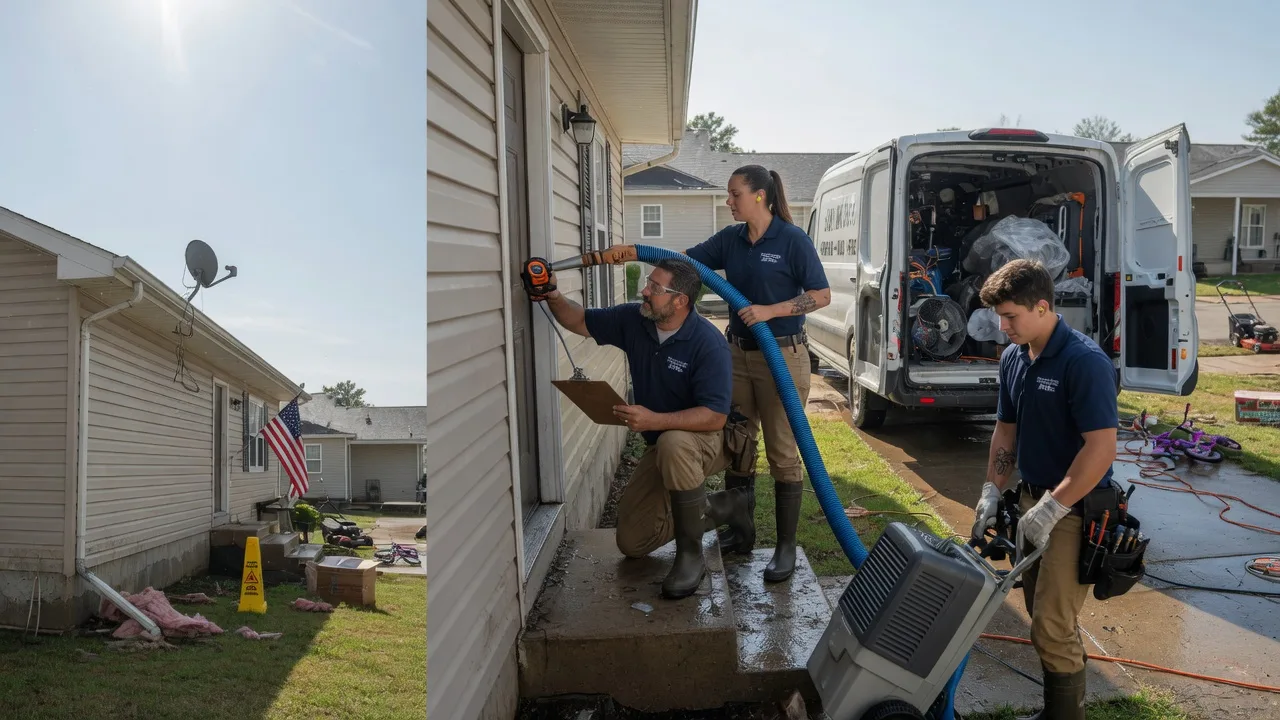 Ceiling Water Damage Restoration in Glen Burnie, MD near me